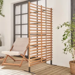 sweeek Schermo pieghevole in legno 100cm