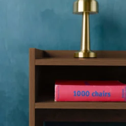 sweeek Scrivania decorazione legno 2 cassetti di stoccaggio