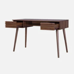 sweeek Scrivania effetto legno 2 cassetti