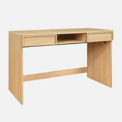 sweeek Scrivania effetto legno 2 cassetti 1 vano 120cm