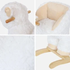 sweeek Sedia a dondolo pecorella per bambini