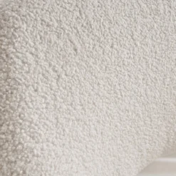 Sedia da ufficio bouclé con rotelle