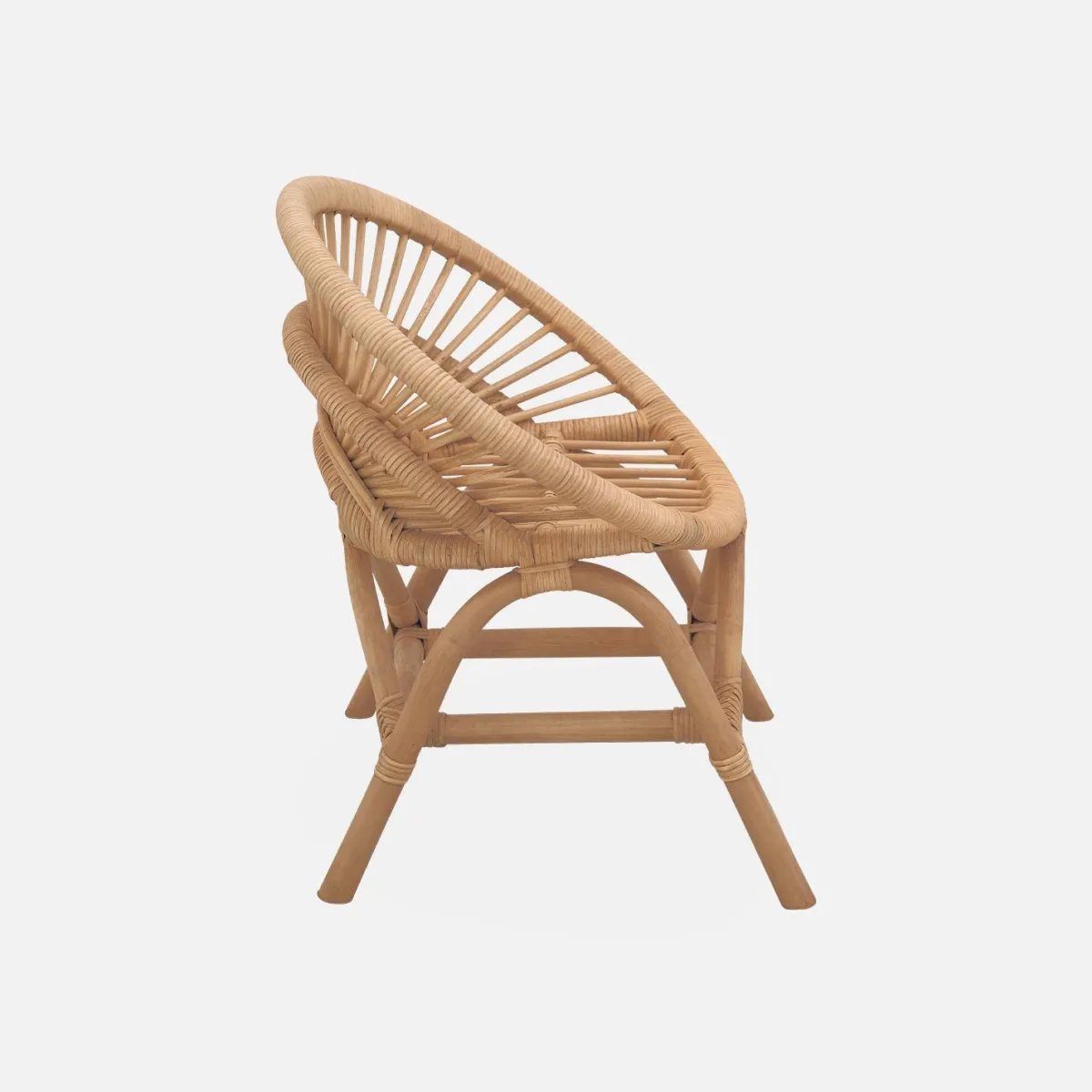 sweeek Sedia per bambini in rattan