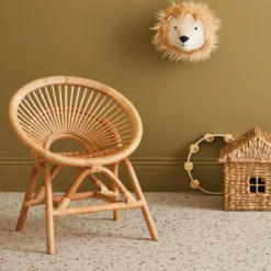 sweeek Sedia per bambini in rattan