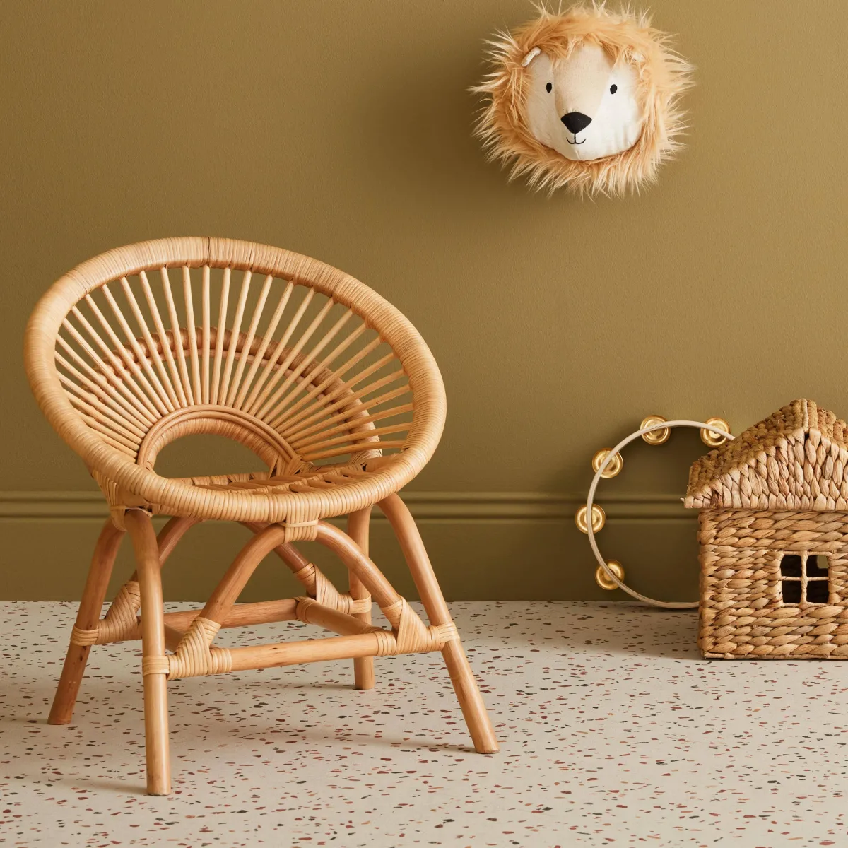 sweeek Sedia per bambini in rattan