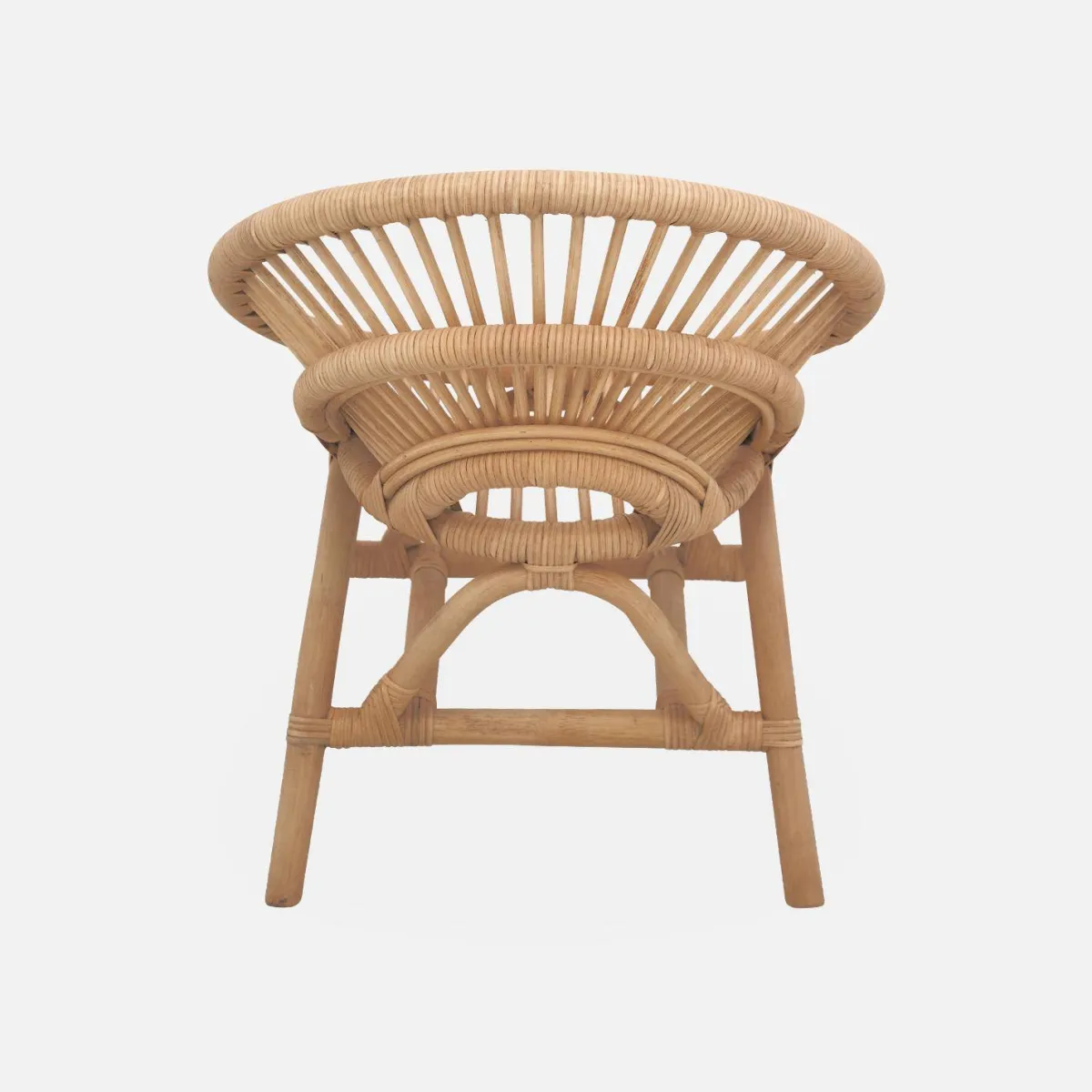 sweeek Sedia per bambini in rattan
