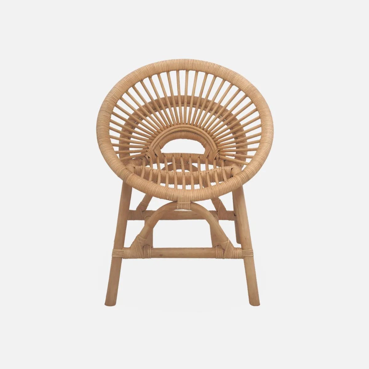 sweeek Sedia per bambini in rattan