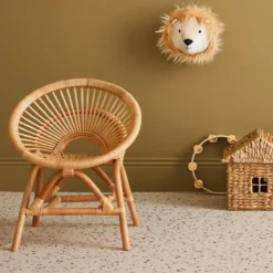 sweeek Sedia per bambini in rattan