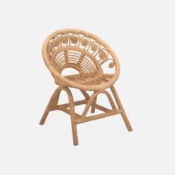 sweeek Sedia per bambini in rattan
