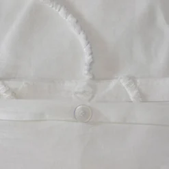 sweeek Set biancheria da letto di cotone bianco, 2 posti