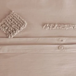 Set biancheria da letto di cotone rosa, 2 posti