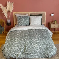 sweeek Set biancheria da letto in cotone e lyocell, 2 posti