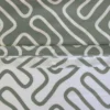 sweeek Set biancheria da letto in microfibra reversibile con fantasia, 2 posti