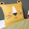 sweeek Set biancheria da letto in microfibra reversibile con stampa savana, 140cm