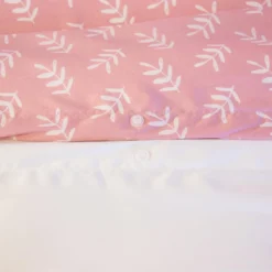 sweeek Set biancheria da letto in microfibra reversibile stampata foresta incantata, 140cm