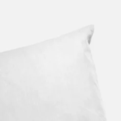 sweeek Set biancheria da letto in percalle di cotone bianco