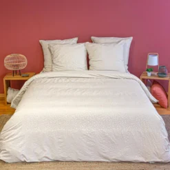 sweeek Set biancheria da letto in poliestere reversibile, 2 posti