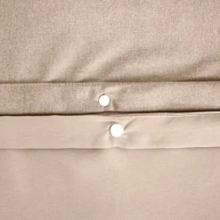sweeek Set biancheria da letto reversibile con motivo a spina di pesce, 2 posti