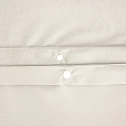 Set biancheria da letto reversibile crema, 2 posti