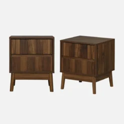 Set 2 comodini con 2 cassetti