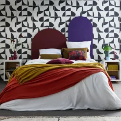 sweeek Set 2 comodini effetto legno con 2 nicchie