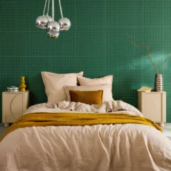 sweeek Set 2 comodini effetto legno di mango 1 anta reversibile