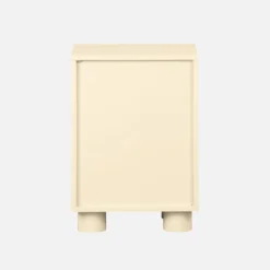 sweeek Set 2 comodini effetto legno di mango 1 anta reversibile