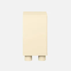 sweeek Set 2 comodini effetto legno di mango 1 anta reversibile