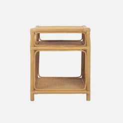sweeek Set 2 comodini in rattan 1 vano portaoggetti