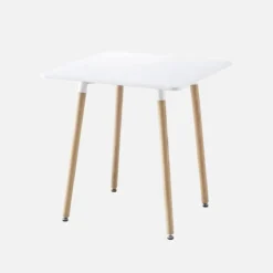 sweeek Set da pranzo composto da tavolo quadrato e 2 sedie, 70cm