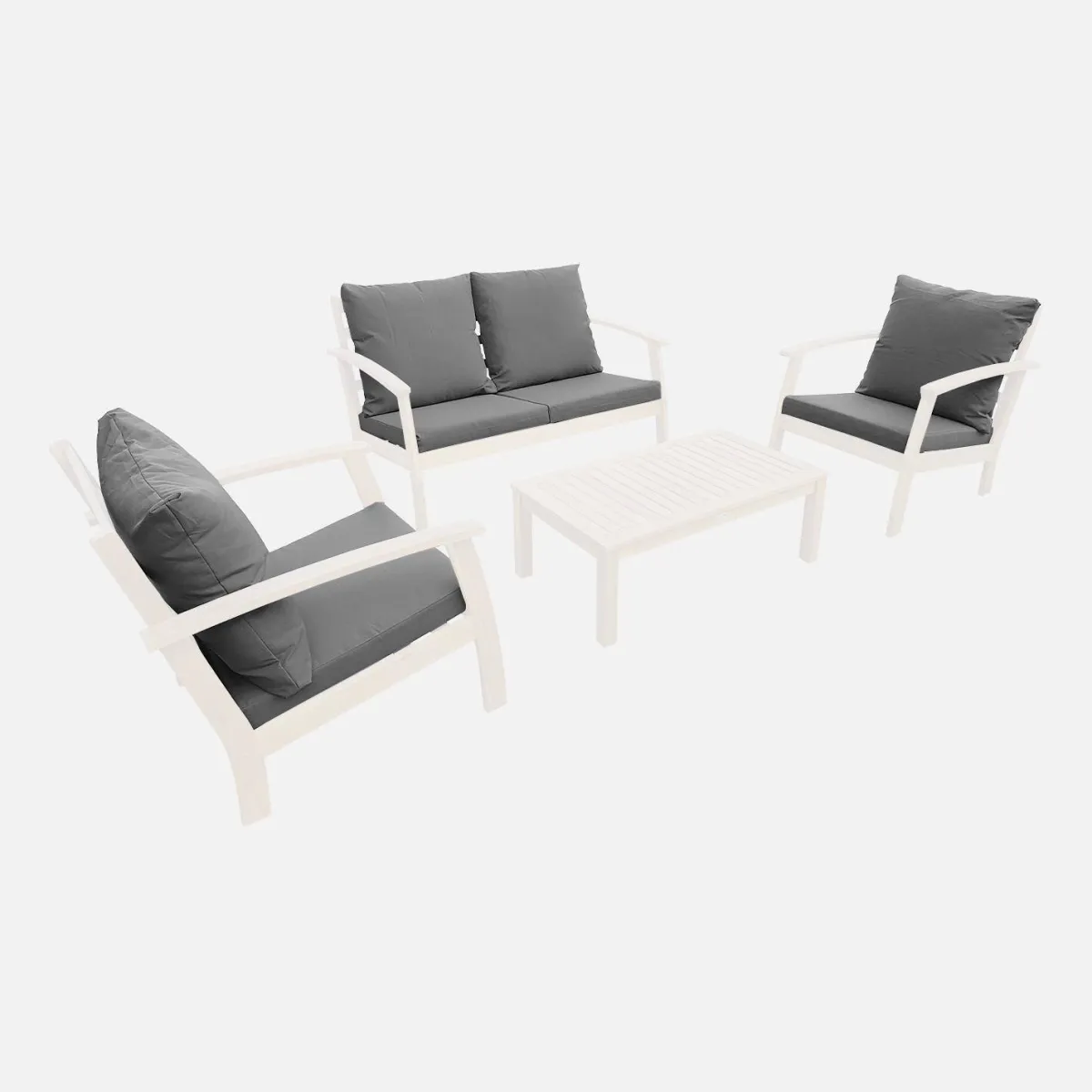 sweeek Set di copricuscini per salotto da giardino