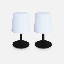 sweeek Set di 2 lampada da tavolo LED per interni/esterni