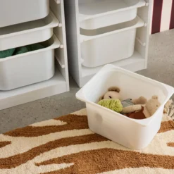 Set di 2 mobili per bambini con 4 contenitori