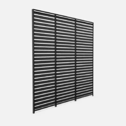Set di 3 persiane 1.3m per pergola bioclimatica in alluminio