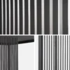 sweeek Set di 3 persiane verticali 1m pergola bioclimatica