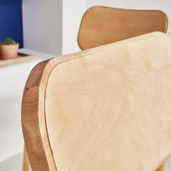 sweeek Set di 2 sedie in legno di hevea