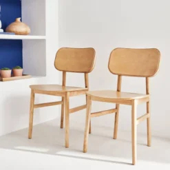 sweeek Set di 2 sedie in legno di hevea