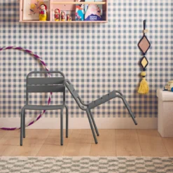 sweeek Set di 2 sedie in metallo per bambini