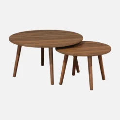 sweeek Set di 2 tavolini rotondi