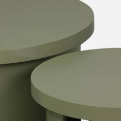 sweeek Set di 2 tavolini rotondi impilabili