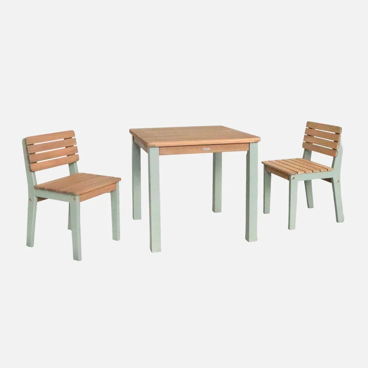 sweeek Set di tavolo per bambini in legno, 2 sedie