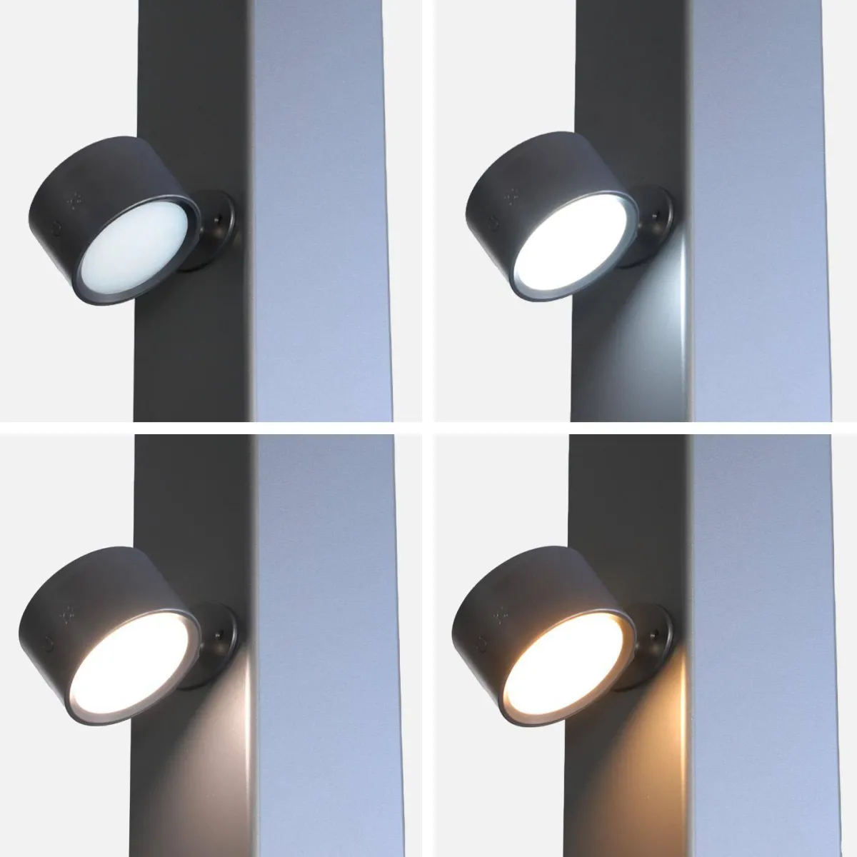 sweeek Set 2 lampade ricaricabili per pergola
