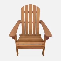 sweeek Set 2 poltrone da giardino in legno