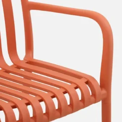 Set 4 poltrone da giardino in plastica