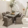 sweeek Set 2 poltrone da giardino in resina