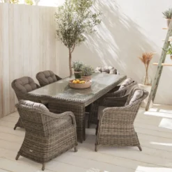 sweeek Set 2 poltrone da giardino in resina