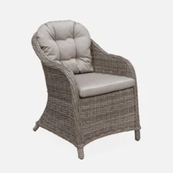 sweeek Set 2 poltrone da giardino in resina