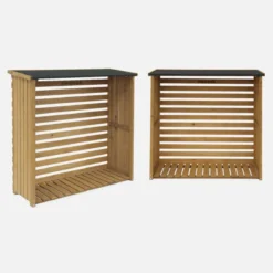 sweeek Set 2 portalegna in legno di abete