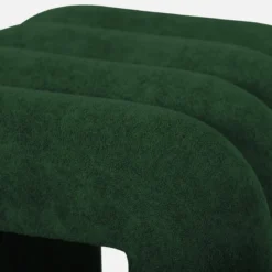 Set 2 pouf contemporanei in tessuto
