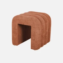 sweeek Set 2 pouf contemporanei in tessuto